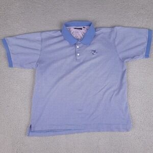 Bobby‎ Jones Polo Shirt Mens Large Blue Golf Players Old Warson Country Club